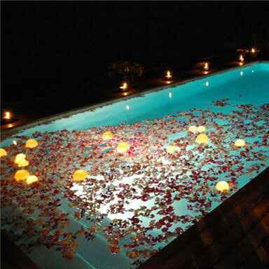Decoracion de piscina en la boda - 16