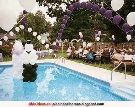 Decoracion de piscina en la boda - 20