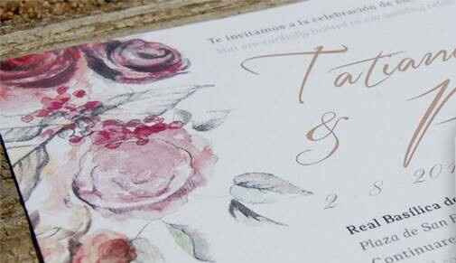 Invitación acuarela 💜 - 11