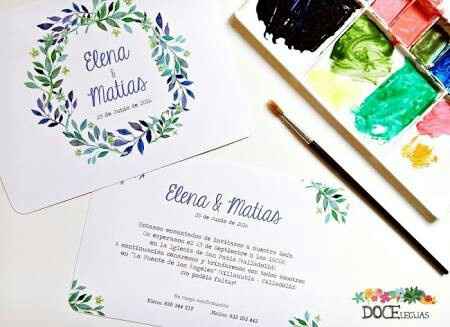 Invitación acuarela 💜 - 12