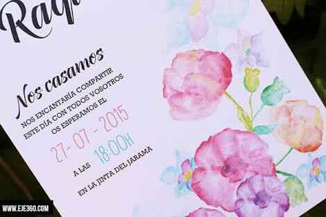 Invitación acuarela 💜 - 15