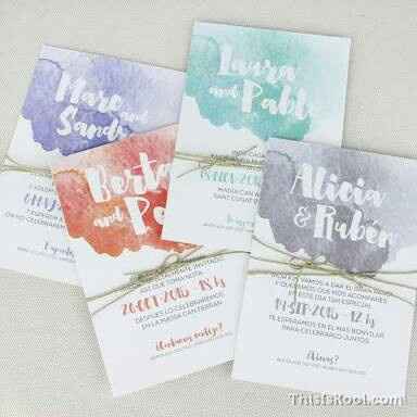 Invitación acuarela 💜 - 16
