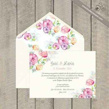 Invitación acuarela 💜 - 17