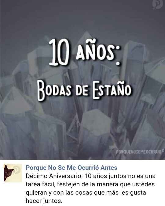 Significado de los aniversarios de bodas💜 - 11