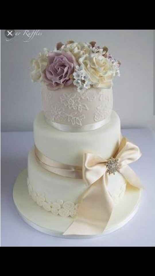 Pasteles con flores - 1