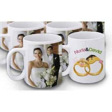 Tazas personalizadas como recuerdo de boda - 8