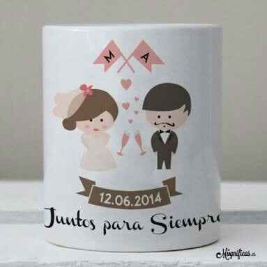 Tazas personalizadas como recuerdo de boda - 10