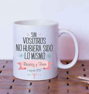 Tazas personalizadas como recuerdo de boda - 12