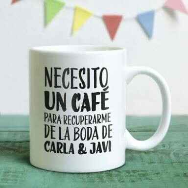 Tazas personalizadas como recuerdo de boda - 16