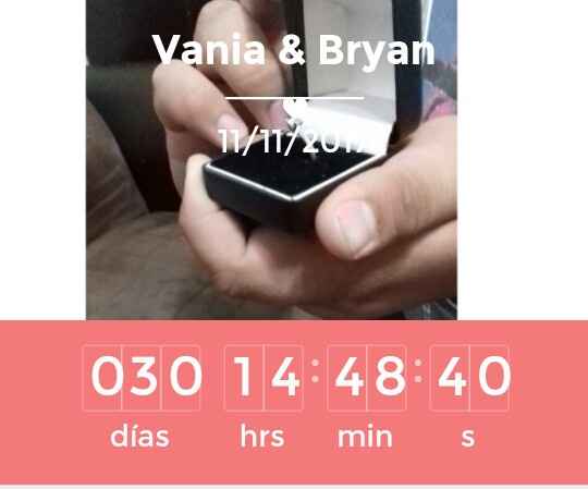  a 30 dias de mi boda, ¿en que momento paso el tiempo? - 1