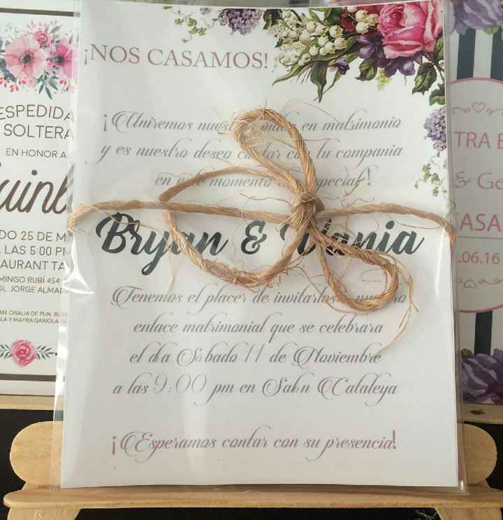  Mis invitaciones 💜 - 1