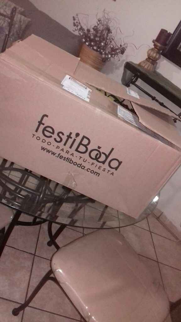  Mi pedido festy boda llegó 😍🙊 - 1
