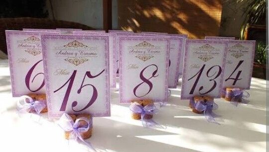 Numeradores de mesa - 2