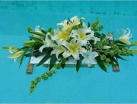 Decoracion de piscina en la boda - 14