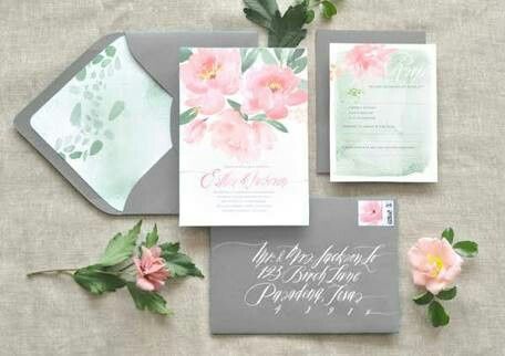 Invitación acuarela 💜 - 13