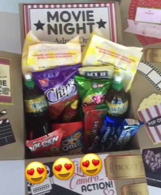 Movie night box 💜🎥💑🎬 - 5