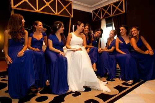 Damas de Honor (Azul Rey)