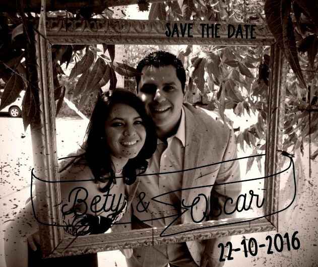 Una idea de pre-invitación... ósea save the date??? - 1