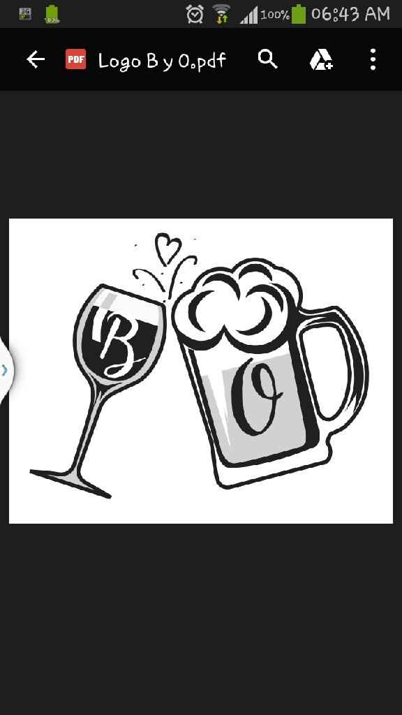 Nuestro logo de boda creativo! - 1