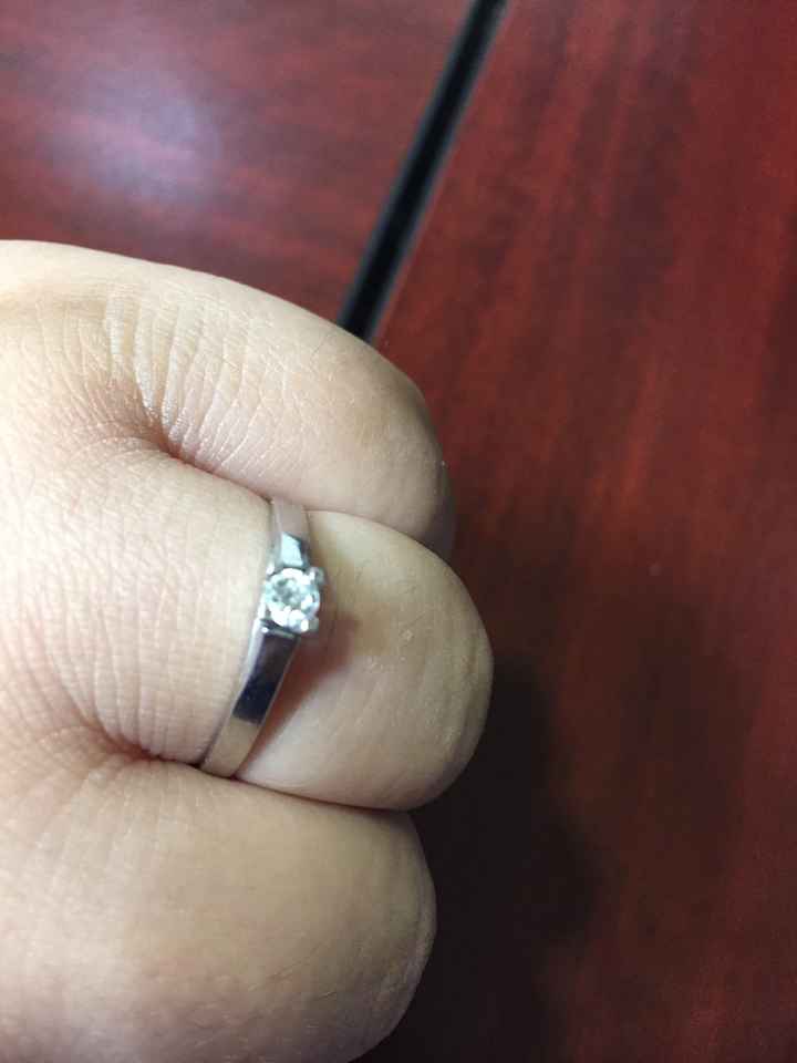 Si hubieras podido elegir el anillo de compromiso.. - 1