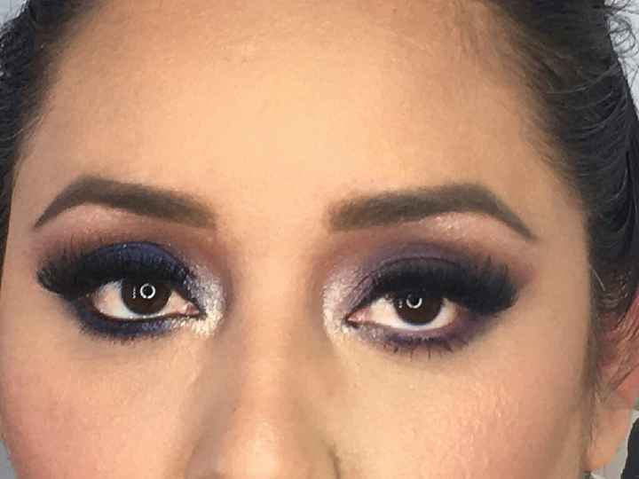  Mi prueba de maquillaje y peinado!! - 3