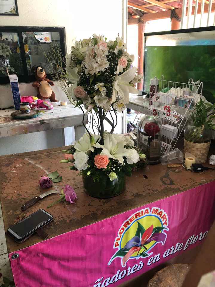 Un avance mas porfin tengo mis centros de mesa!! - 1