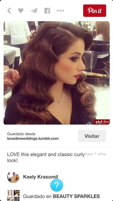 Me dijeron q este peinado es de quinceañera - 1