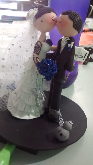 toppers novios tatuados