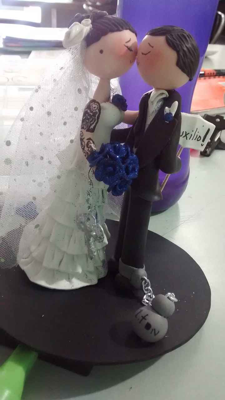 toppers novios tatuados