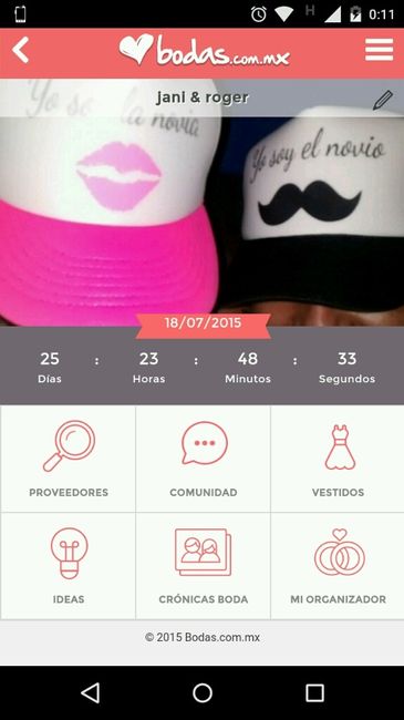 ¿cuántos dias para la boda? - 1