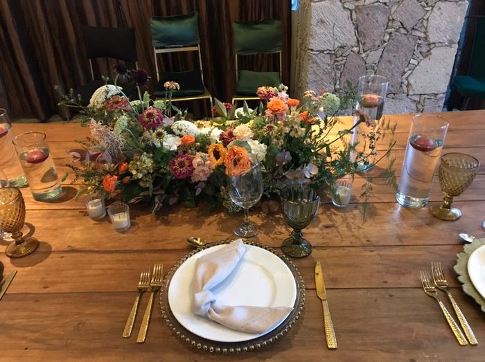 Prueba de menú, flores y pastel! - 5