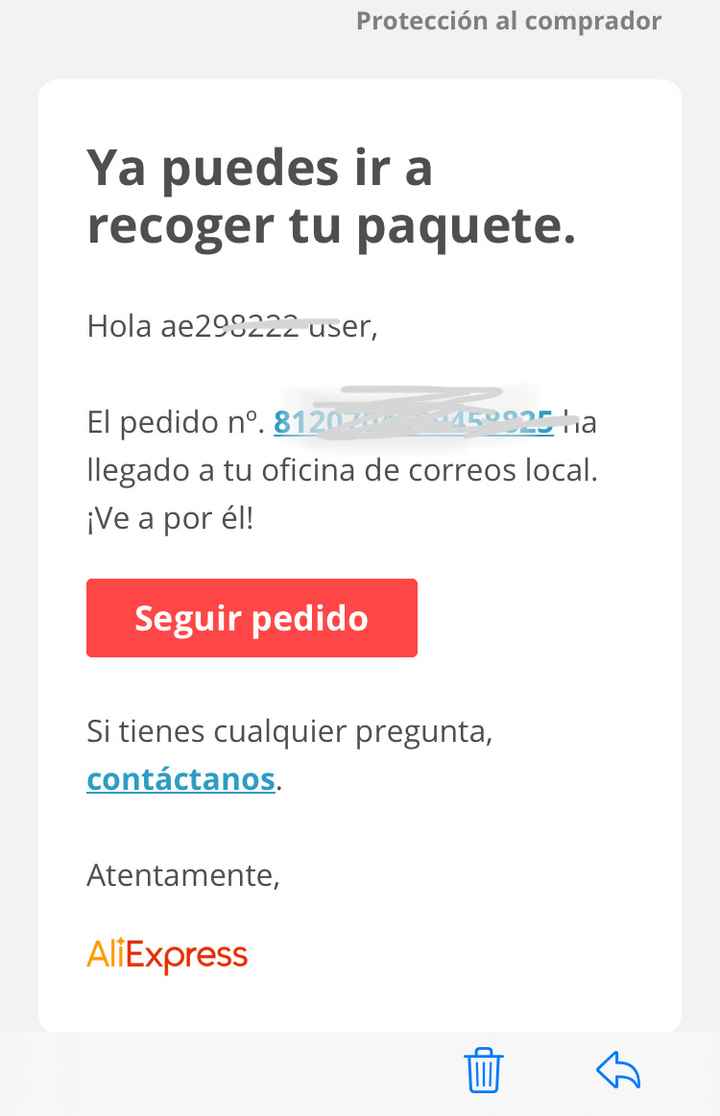 Rastrear pedido Aliexpress - 1