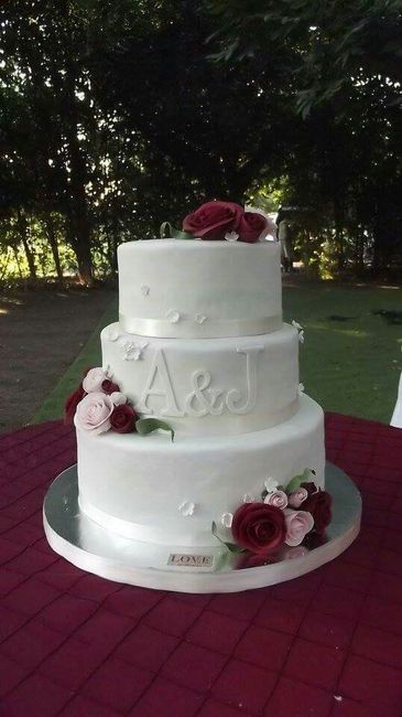 Mi pastel de boda será _____ - 1