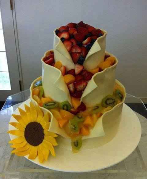 pastel con frutas!!