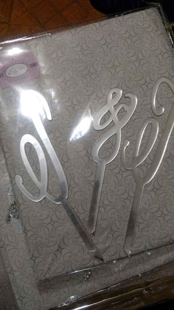 ¡Cake toppers de letras! ¿te gustan? - 1