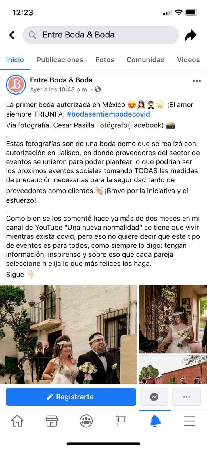 Primera Boda en tiempos de Covid-19 - 1