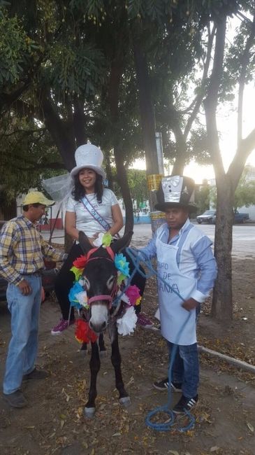 A punto de salir al recorrido.