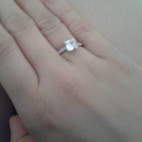mi bello anillo de compromiso