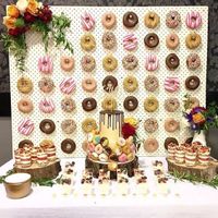 muro de donas que nosotros estamos haciendo 