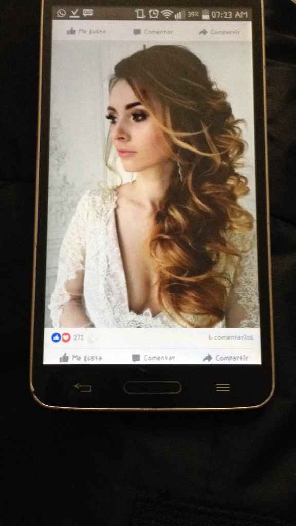 Un peinado en cascada ... - 2