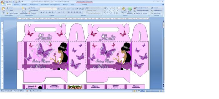 decoración de la cajita