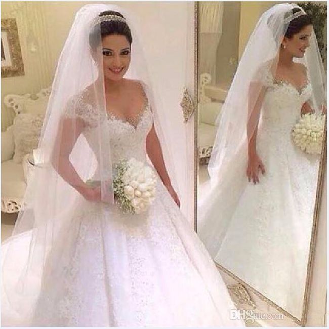 Vestido corte princesa