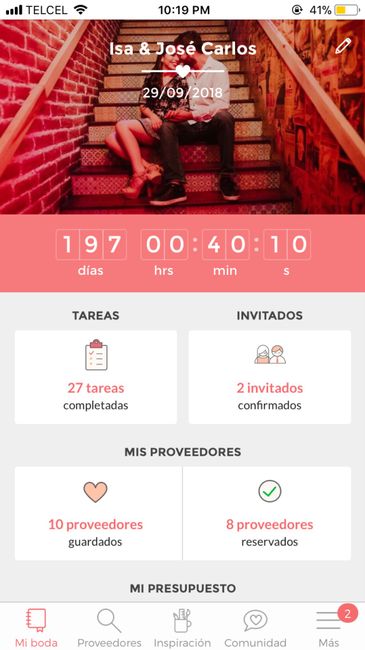 ¿Cuánto falta para que se casen? - 1