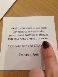 Invitaciones con sobre para dinero 5