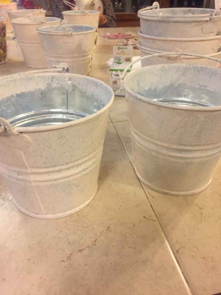 Centros de mesa de la despedida listos - 1