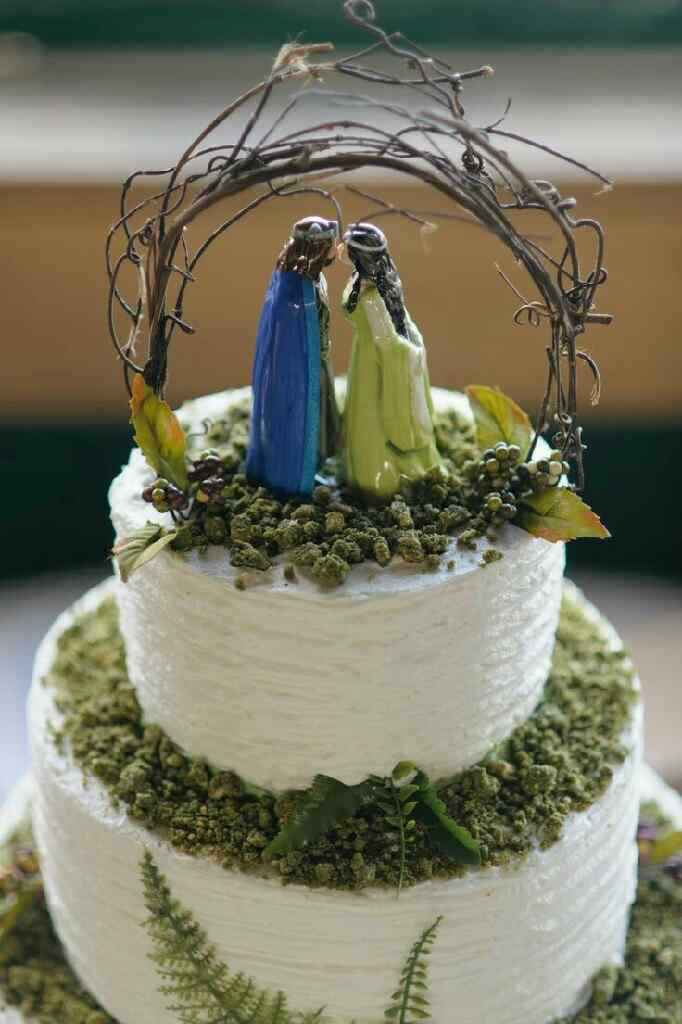 Boda medieval, pastel - 5