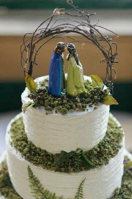 Boda medieval, pastel - 5