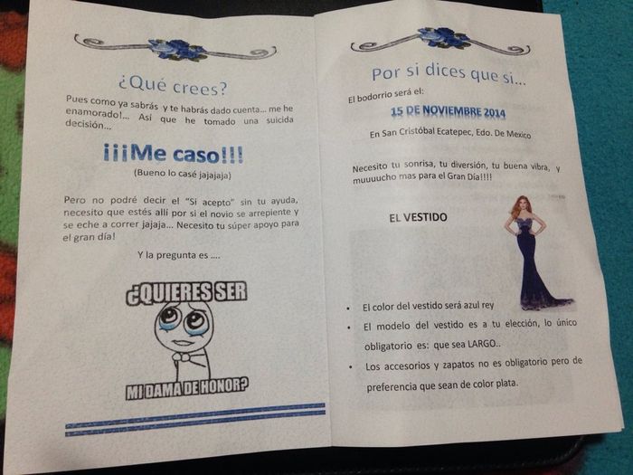 Listo:las invitaciones para mis damas de honor - 3