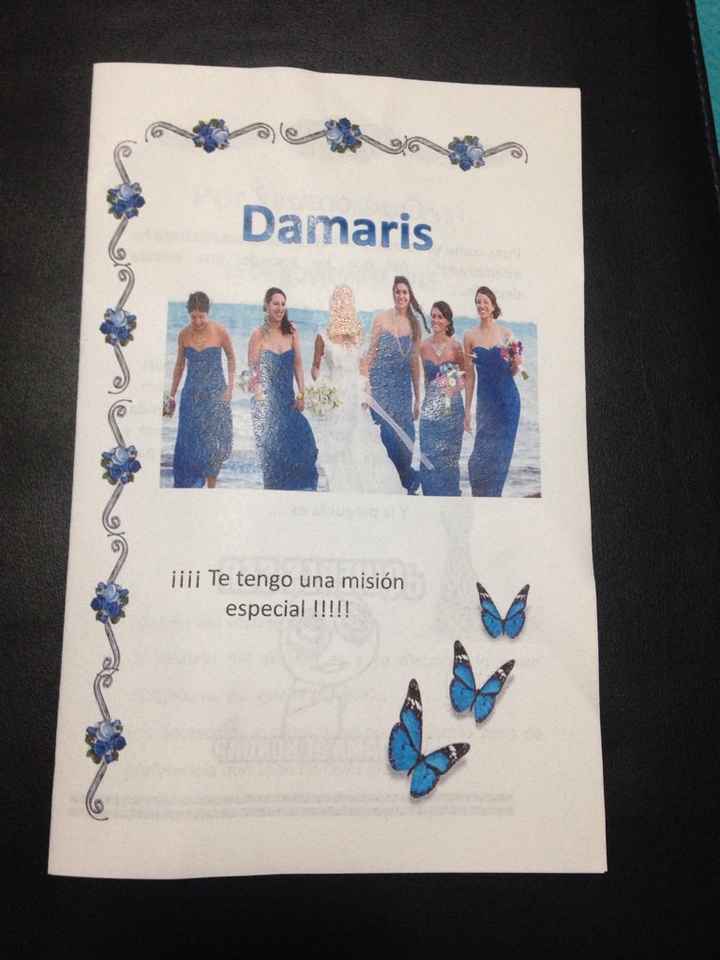 Listo:las invitaciones para mis damas de honor - 1