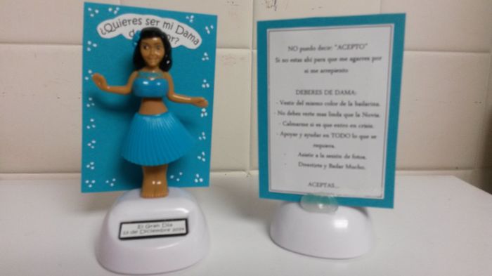 Invitaciones de boda y para mis damas de honor  - 2